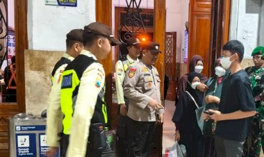 Sambut-Libur-Nataru-Polresta-Sidoarjo-Pastikan-Keamanan-Stasiun-Kereta-Api