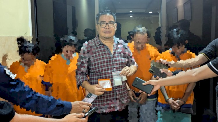 Polresta Banyuwangi Ungkap Peredaran Narkoba 4 Tersangka dan 29 Paket Sabu Diamankan