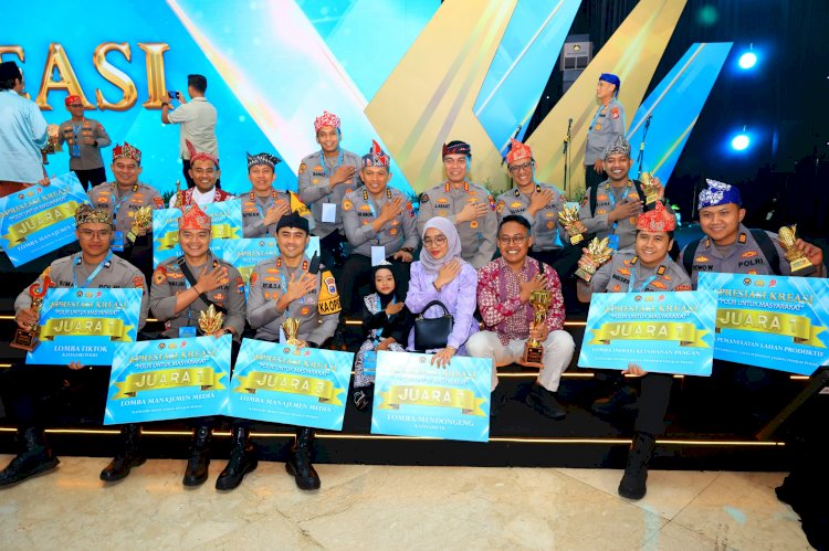 Borong Juara! Polda Jatim Bersinar di Awarding Day Apresiasi Kreasi Polri