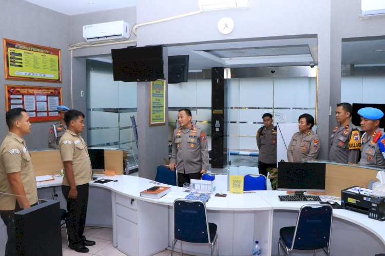 Wakapolda Jatim Kunjungi Polres Ngawi Tinjau Kesiapan Pelayanan Masyarakat di SPKT