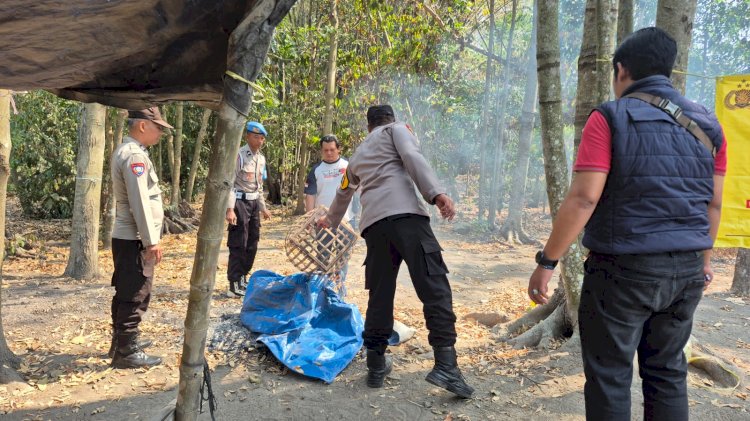 Respon Cepat Aduan Masyarakat, Polres Kediri Bongkar Arena Sabung Ayam di Plosorejo